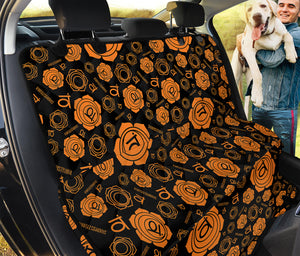 Swadhisthana Chakra Pattern Print Pet Car Back Seat Cover