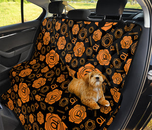 Swadhisthana Chakra Pattern Print Pet Car Back Seat Cover