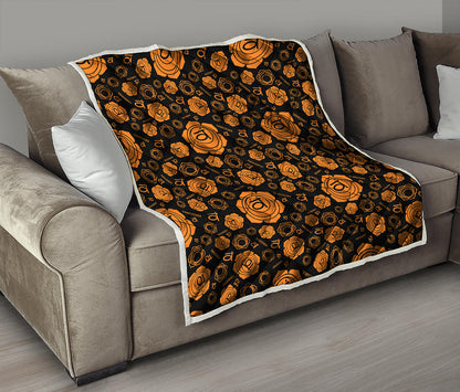 Swadhisthana Chakra Pattern Print Quilt