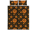 Swadhisthana Chakra Pattern Print Quilt Bed Set