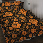 Swadhisthana Chakra Pattern Print Quilt Bed Set