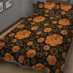 Swadhisthana Chakra Pattern Print Quilt Bed Set