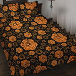 Swadhisthana Chakra Pattern Print Quilt Bed Set