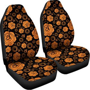 Swadhisthana Chakra Pattern Print Universal Fit Car Seat Covers