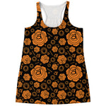 Swadhisthana Chakra Pattern Print Women's Racerback Tank Top