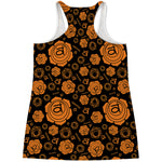 Swadhisthana Chakra Pattern Print Women's Racerback Tank Top