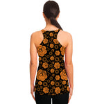 Swadhisthana Chakra Pattern Print Women's Racerback Tank Top