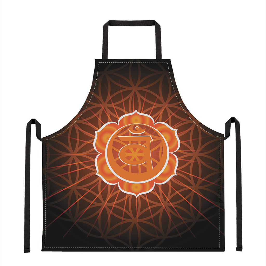 Swadhisthana Chakra Spiritual Print Apron