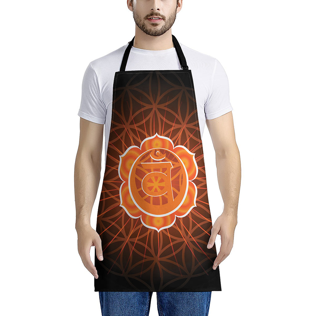 Swadhisthana Chakra Spiritual Print Apron