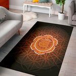 Swadhisthana Chakra Spiritual Print Area Rug