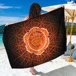 Swadhisthana Chakra Spiritual Print Beach Sarong Wrap