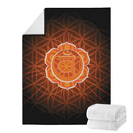 Swadhisthana Chakra Spiritual Print Blanket