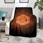 Swadhisthana Chakra Spiritual Print Blanket