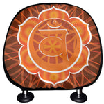 Swadhisthana Chakra Spiritual Print Car Headrest Covers