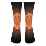 Swadhisthana Chakra Spiritual Print Crew Socks