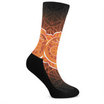 Swadhisthana Chakra Spiritual Print Crew Socks