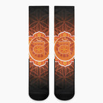 Swadhisthana Chakra Spiritual Print Crew Socks