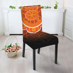 Swadhisthana Chakra Spiritual Print Dining Chair Slipcover