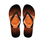 Swadhisthana Chakra Spiritual Print Flip Flops