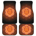 Swadhisthana Chakra Spiritual Print Front and Back Car Floor Mats