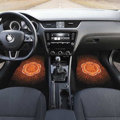 Swadhisthana Chakra Spiritual Print Front and Back Car Floor Mats