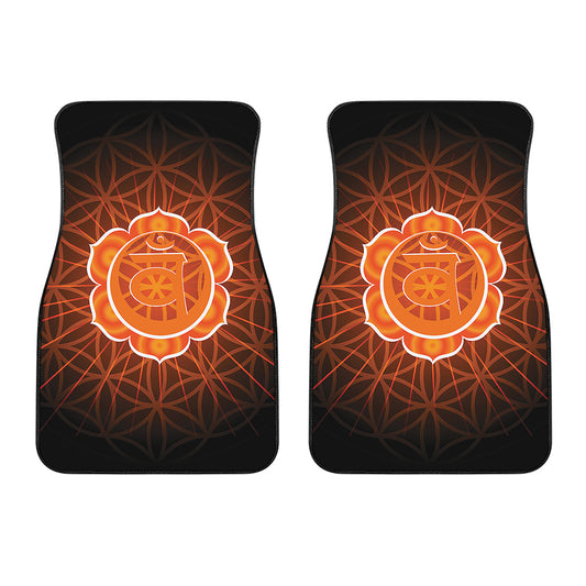 Swadhisthana Chakra Spiritual Print Front Car Floor Mats