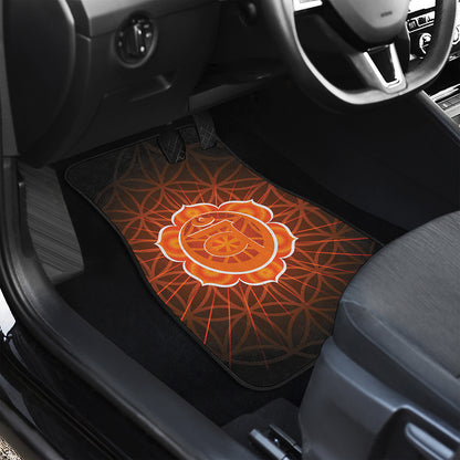 Swadhisthana Chakra Spiritual Print Front Car Floor Mats