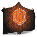 Swadhisthana Chakra Spiritual Print Hooded Blanket