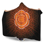 Swadhisthana Chakra Spiritual Print Hooded Blanket
