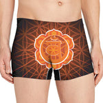 Swadhisthana Chakra Spiritual Print Men's Boxer Briefs