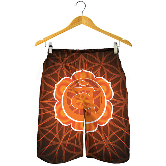 Swadhisthana Chakra Spiritual Print Men's Shorts