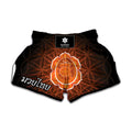 Swadhisthana Chakra Spiritual Print Muay Thai Boxing Shorts