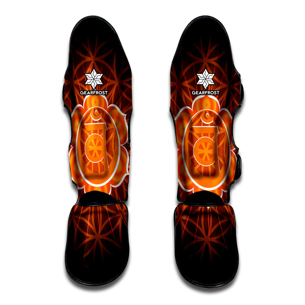 Swadhisthana Chakra Spiritual Print Muay Thai Shin Guard