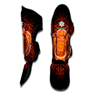 Swadhisthana Chakra Spiritual Print Muay Thai Shin Guard