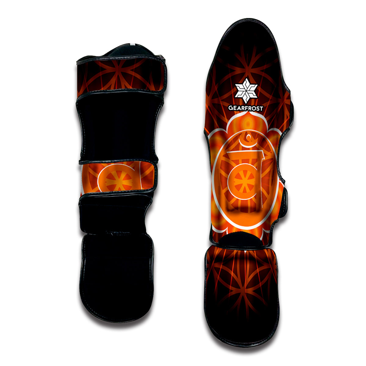 Swadhisthana Chakra Spiritual Print Muay Thai Shin Guard