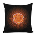 Swadhisthana Chakra Spiritual Print Pillow Cover