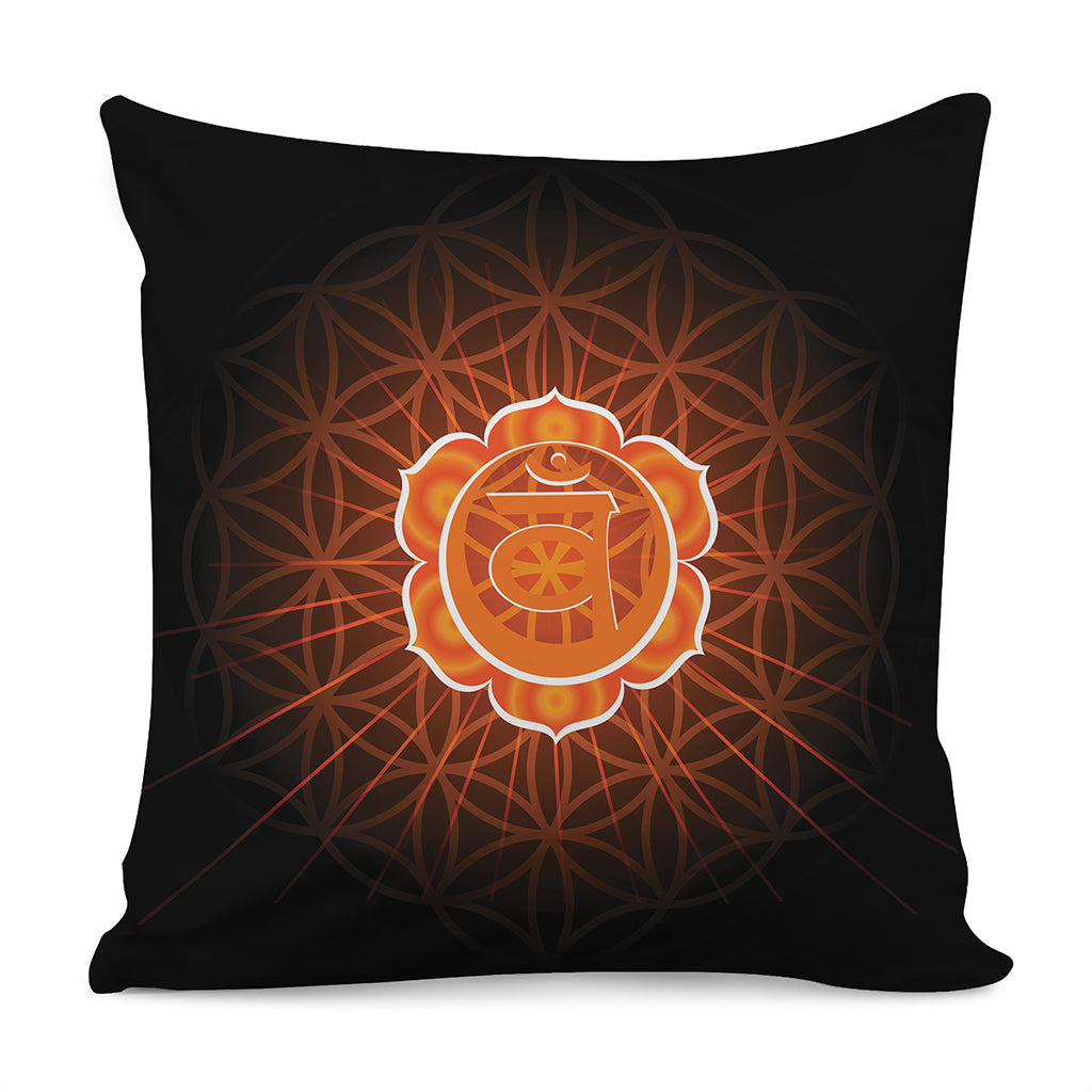 Swadhisthana Chakra Spiritual Print Pillow Cover