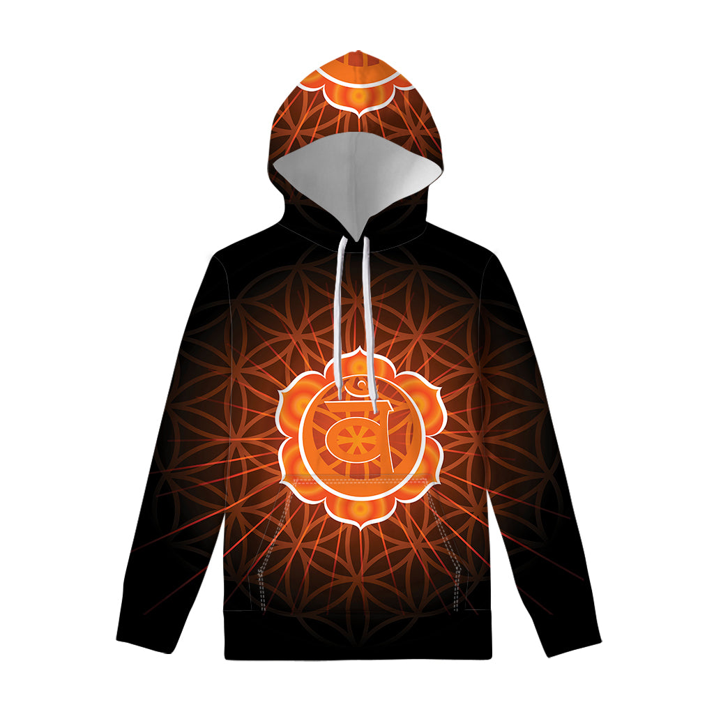 Swadhisthana Chakra Spiritual Print Pullover Hoodie