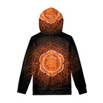 Swadhisthana Chakra Spiritual Print Pullover Hoodie
