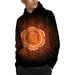 Swadhisthana Chakra Spiritual Print Pullover Hoodie