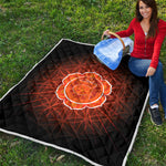 Swadhisthana Chakra Spiritual Print Quilt