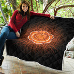 Swadhisthana Chakra Spiritual Print Quilt