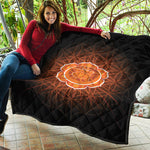 Swadhisthana Chakra Spiritual Print Quilt
