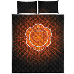 Swadhisthana Chakra Spiritual Print Quilt Bed Set
