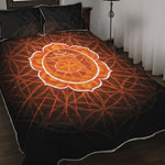 Swadhisthana Chakra Spiritual Print Quilt Bed Set