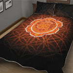 Swadhisthana Chakra Spiritual Print Quilt Bed Set