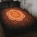 Swadhisthana Chakra Spiritual Print Quilt Bed Set
