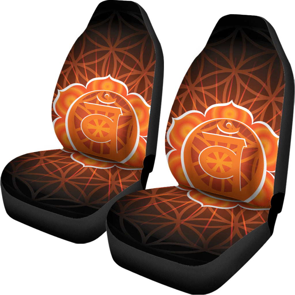 Swadhisthana Chakra Spiritual Print Universal Fit Car Seat Covers