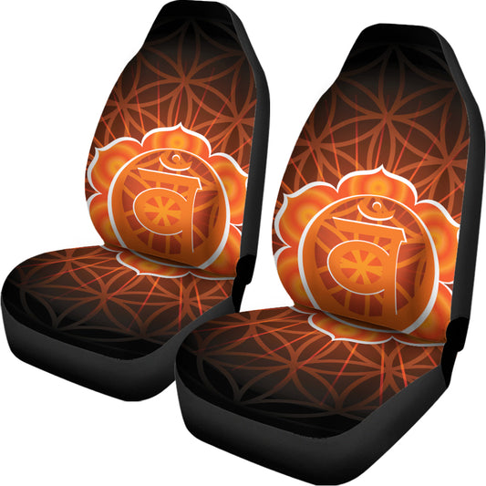 Swadhisthana Chakra Spiritual Print Universal Fit Car Seat Covers