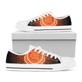 Swadhisthana Chakra Spiritual Print White Low Top Sneakers